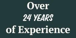 Over 24yrs of experience